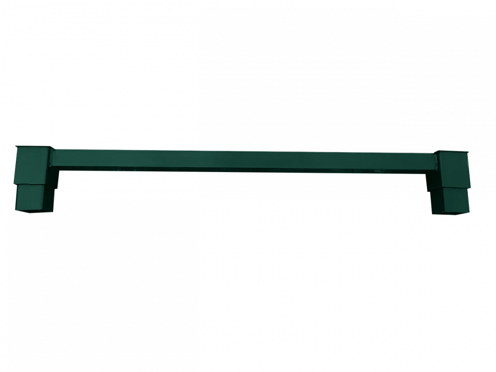 Перемычка сборно-разборная на калитку 50*50, L-1050мм,  ППК RAL6005 (зеленый)