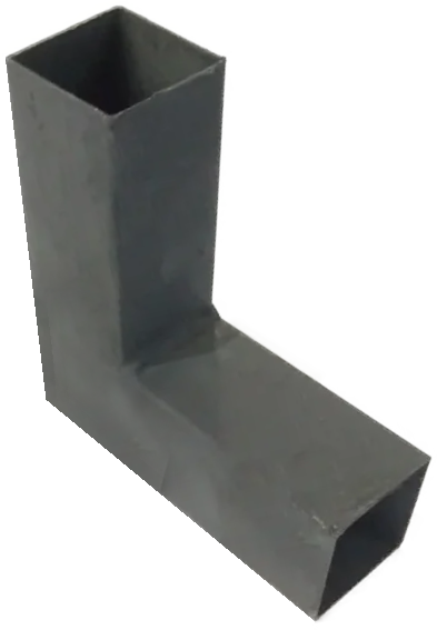Соединитель профиля 2-позиционный для трубы 50х50мм грунт черный